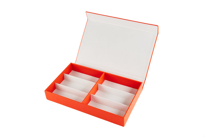 COLLECTOR CASE / ORANGE - 6 PIECE