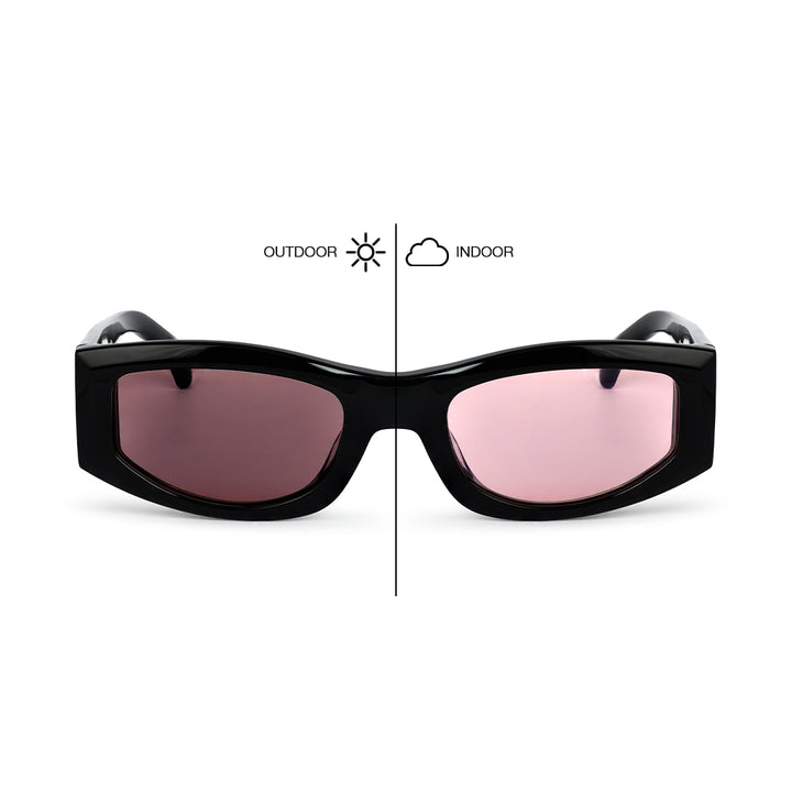 GARDEN GROVE - Gloss Black / Pink Photochromic