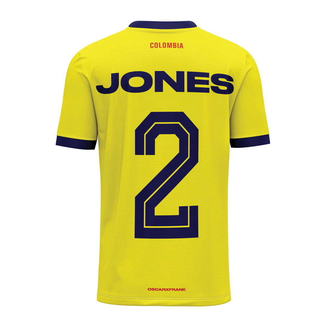 OXF COLOMBIA OVERSIZED FOOTBALL JERSEY - JONES #2