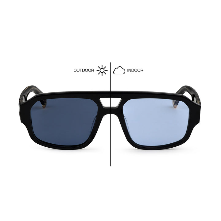 MAKATI - Gloss Black / Blue Photochromic (2.0)