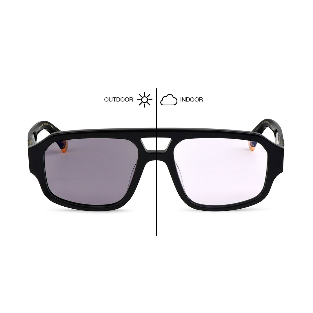 MAKATI - Gloss Black / Purple Photochromic