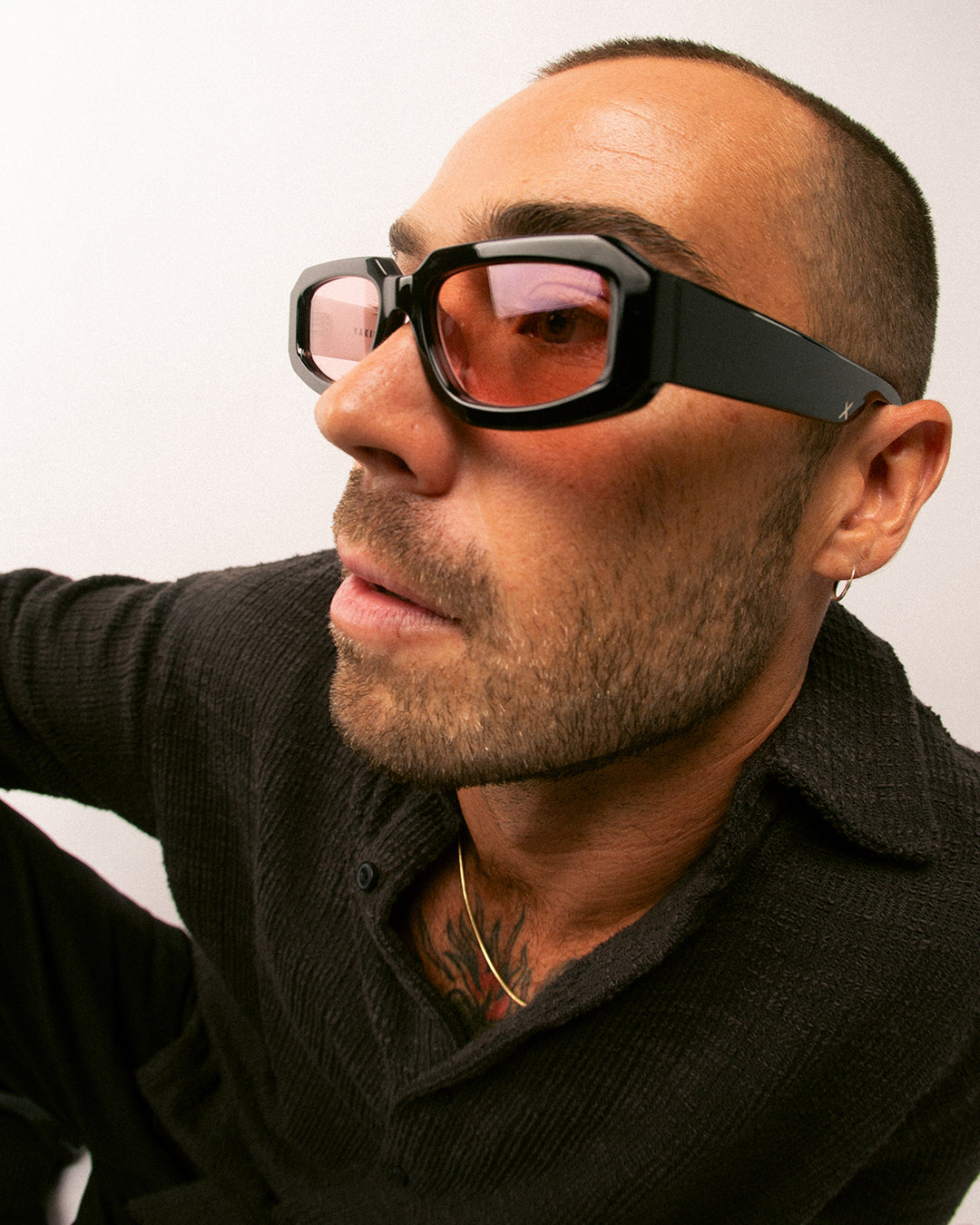 YAKIMOTO/ BLACK WHITE - Pink Photochromic