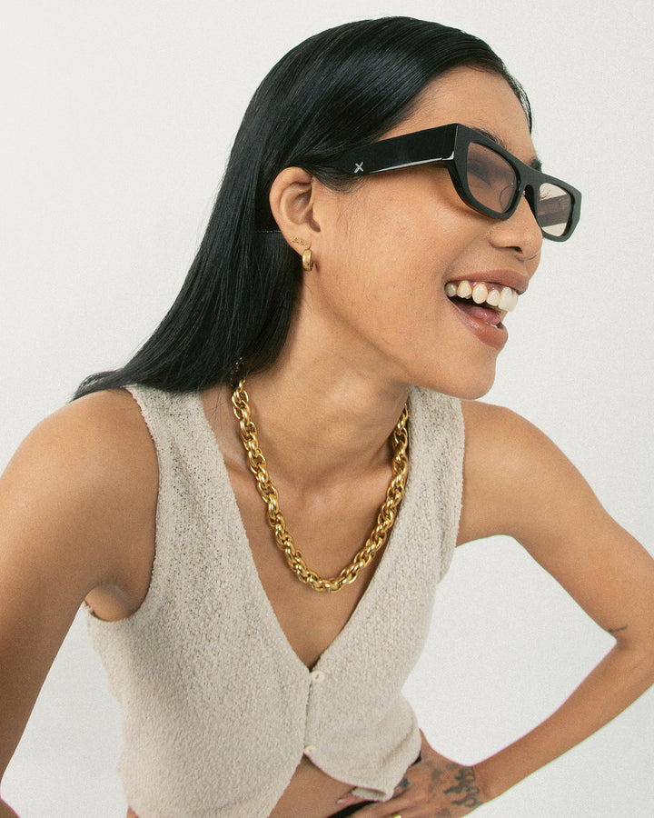 DOSTYK AVENUE  - Gloss Blk / Cola Photochromic