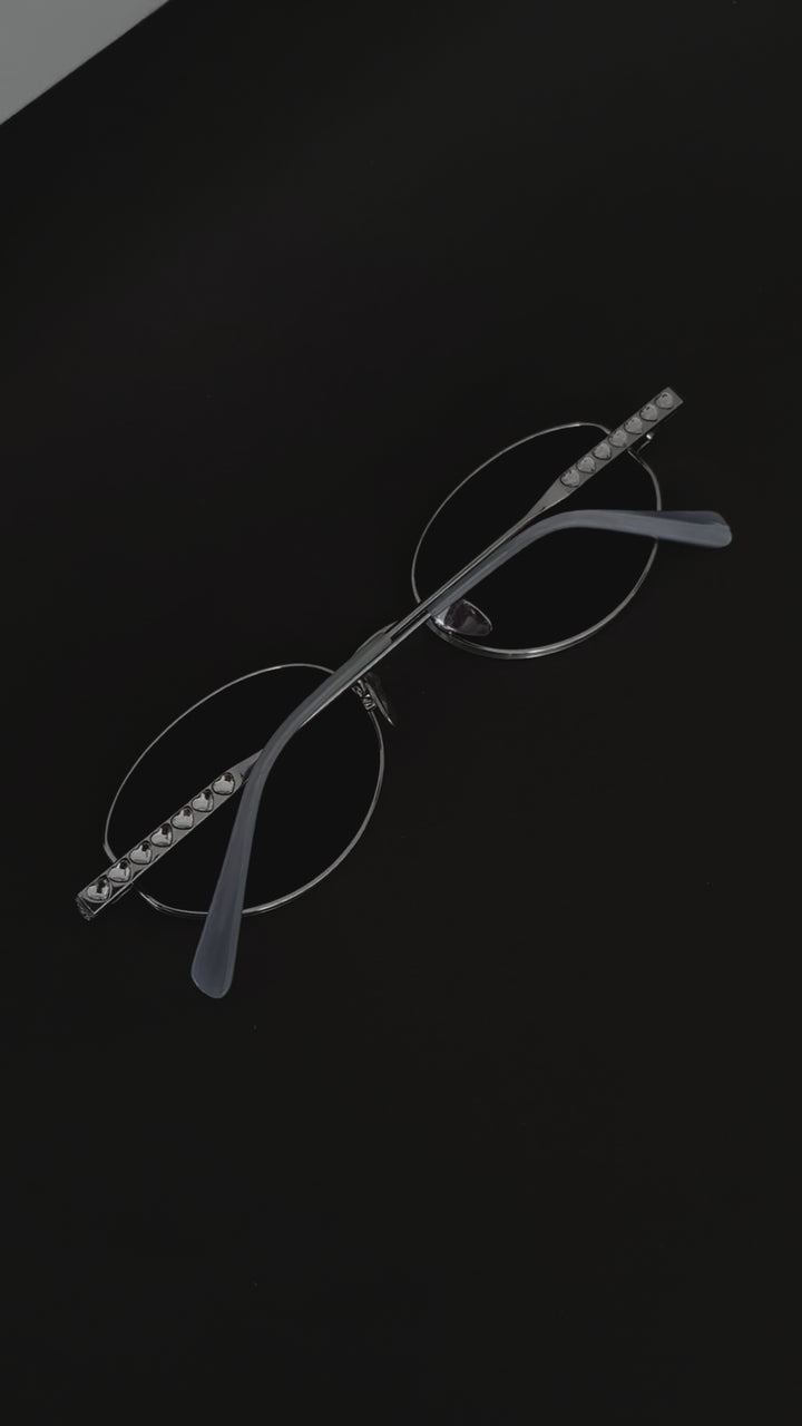 PROVENZA - SILVER / HEART DIAMONDS / FLASH SILVER MIRROR