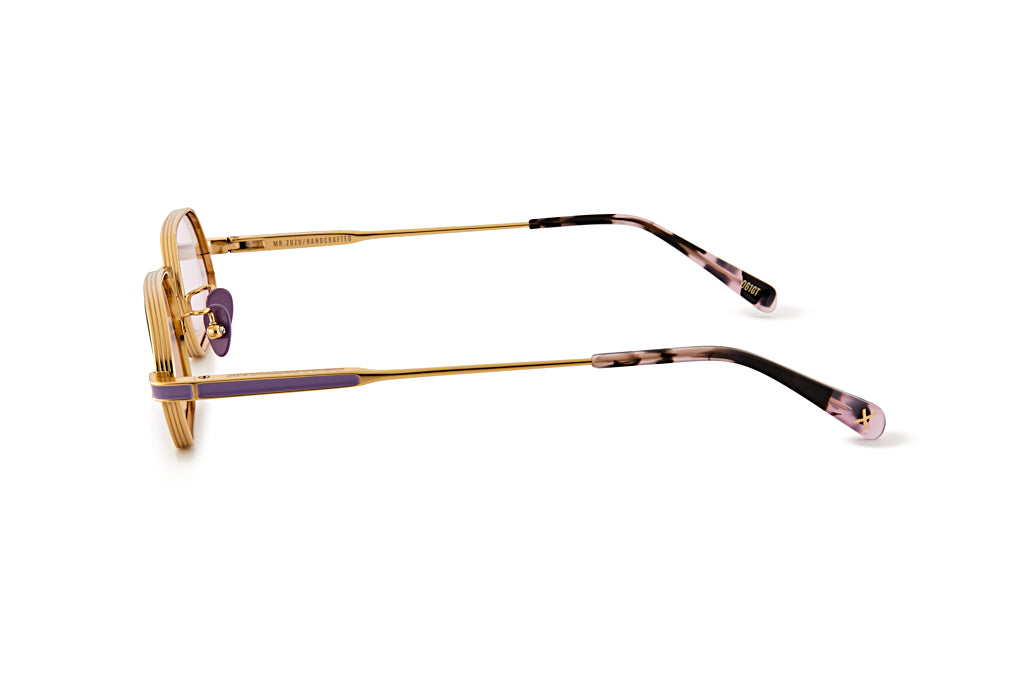 MR ZUZU - Gold Titanium / Purple lens