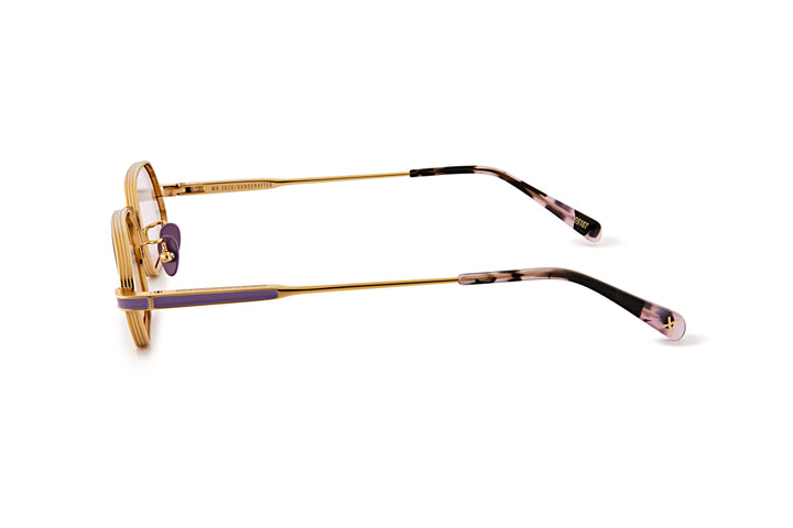 MR ZUZU - Gold Titanium / Purple lens