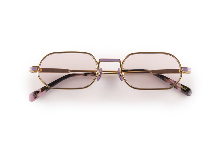 MR ZUZU - Gold Titanium / Purple lens