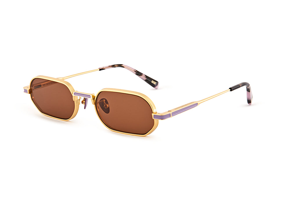 MR ZUZU - Gold Titanium / Brown lens