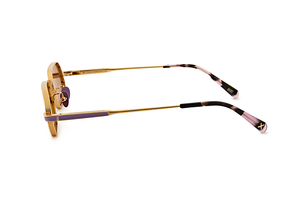 MR ZUZU - Gold Titanium / Brown lens