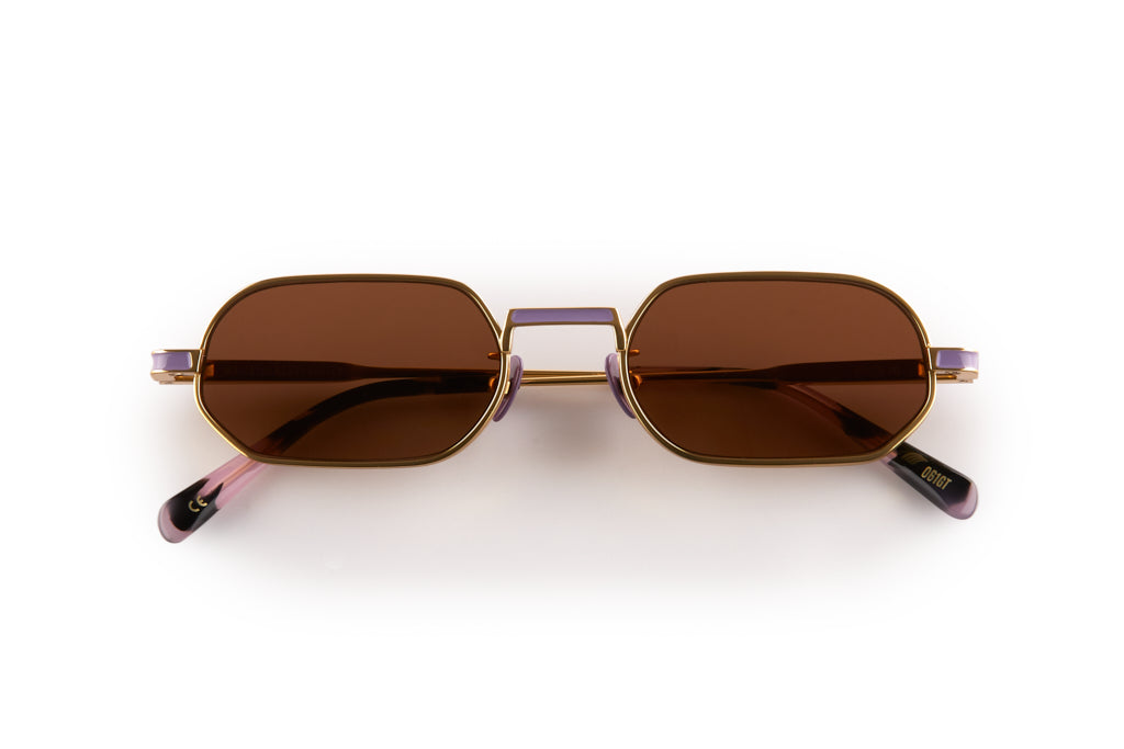 MR ZUZU - Gold Titanium / Brown lens
