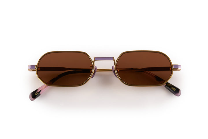 MR ZUZU - Gold Titanium / Brown lens